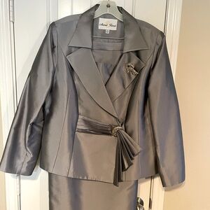 Anna Rossi Gray Suit. That can be worn to church, wedding or any dressy event.